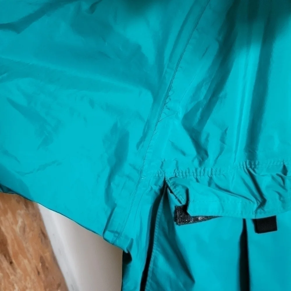 Vintage Kokatat Waterproof Jacket Green Blue Mesh Lined L Large